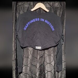 Zumba Fitness Black Top with White Label
